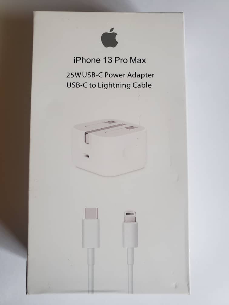 Cargador iPhone 25W Completo Tipo C Lightning